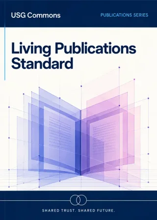 Living Publications Standard — publication cover