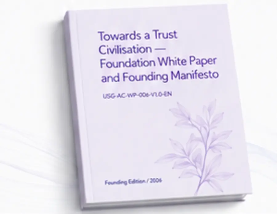 Cover of Towards a Trust Civilisation — Foundation White Paper and Founding Manifesto